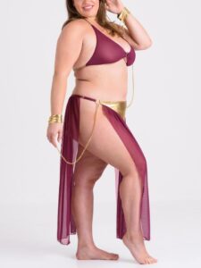 Lovehoney Fantasy Plus Size Desert Princess Costume - One Size Queen — Lingerie • Purple Australia Lovehoney Fantasy Plus Size Desert Princess Costume - One Size Queen — Lingerie • Purple