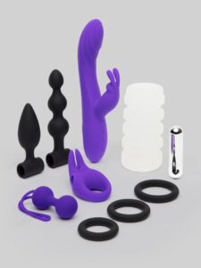 Lovehoney Wilder Weekend Rechargeable Couple's Sex Toy Kit (10 Piece) — Sex Toys • Purple