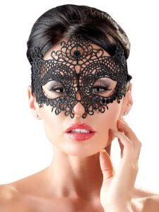 Cottelli Black Masquerade Lace Mask - One size — Lingerie • Black Australia Cottelli Black Masquerade Lace Mask - One size — Lingerie • Black