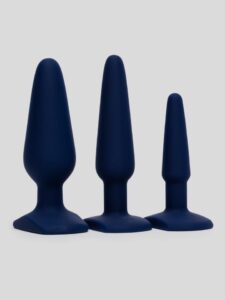Lovehoney Booty Bound Anal Training Silicone Butt Plug Set (3 Piece) — Sex Toys • Blue Australia Lovehoney Booty Bound Anal Training Silicone Butt Plug Set (3 Piece) — Sex Toys • Blue