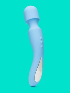 Lovehoney mon ami Silicone Body Wand Massager — Erotic • Blue