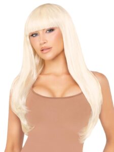 Leg Avenue Blonde Long Straight Wig with Fringe - One size — Wigs • Blonde Australia Leg Avenue Blonde Long Straight Wig with Fringe - One size — Wigs • Blonde