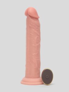 King Cock Elite Dual-Density Remote Control Vibrating Realistic Dildo 8.5 Inch — Sex Toys • Flesh Pink