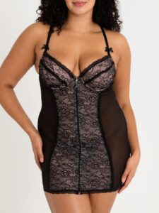 Lovehoney Lingerie Lovehoney Plus Size Entice Me Black Lace Chemise - 3X / 4X — Lingerie • Black Australia Lovehoney Lingerie Lovehoney Plus Size Entice Me Black Lace Chemise - 3X / 4X — Lingerie • Black