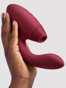 Womanizer Duo 2 Rechargeable Silicone G-Spot and Clitoral Stimulator — Sex Toys • Red