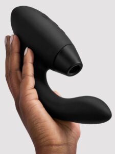 Womanizer Duo 2 Rechargeable Silicone G-Spot and Clitoral Stimulator — Sex Toys • Black