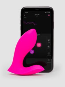 Lovense Flexer App Controlled Silicone Hands-Free Wearable Knicker Vibrator — Sex Toys • Pink