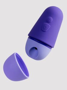 ROMP Free X Rechargeable Silicone Travel Clitoral Suction Stimulator — Sex Toys • Purple