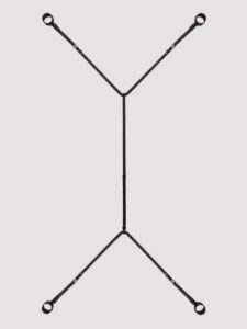 Bondage Boutique Under Mattress Spreader Restraint — Erotic • Black