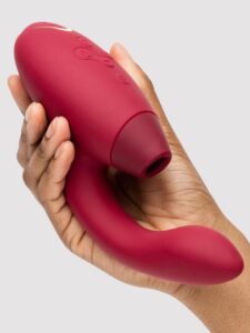 Womanizer Red Duo Rechargeable G-Spot and Clitoral Stimulator — Sex Toys • Red