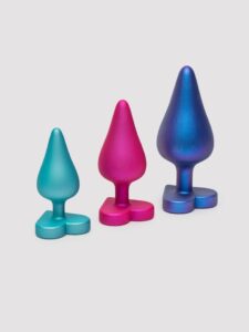 ROMP Luster Silicone Butt Plug Set — Sex Toys • Purple