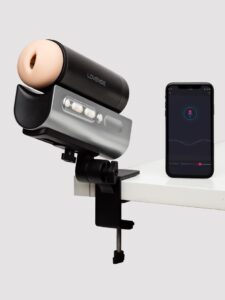 Lovense Solace Pro A.I. Powered Rechargeable Thrusting Masturbator — Sex Toys • Black