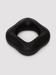 Lovehoney Single Silicone Cock Ring — Erotic • Black