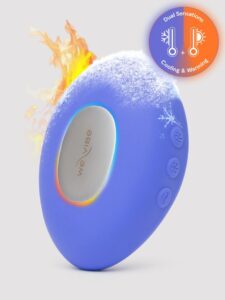 We-Vibe Temp Lavender Blue Heating and Cooling Clitoral Vibrator — Sex Toys • Blue Australia We-Vibe Temp Lavender Blue Heating and Cooling Clitoral Vibrator — Sex Toys • Blue