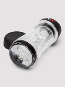 PDX Elite ViewTube Pro Super Suction Vibrating Male Masturbator — Sex Toys • Clear