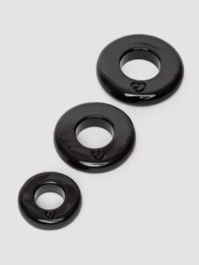Lovehoney Get Hard Triple Stamina Ring Set (3 Pack) — Sex Toys • Black Australia Lovehoney Get Hard Triple Stamina Ring Set (3 Pack) — Sex Toys • Black
