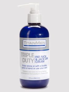 Doc Johnson TitanMen Triple Duty Fisting Cream 236ml — Erotic Australia Doc Johnson TitanMen Triple Duty Fisting Cream 236ml — Erotic