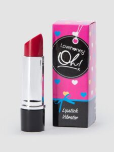 Lovehoney Oh! Kiss Me Lipstick Vibrator — Sex Toys • Black