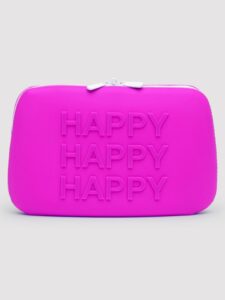 Happy Rabbit HAPPY Large Silicone Zip Storage Case — Erotic • Purple Australia Happy Rabbit HAPPY Large Silicone Zip Storage Case — Erotic • Purple