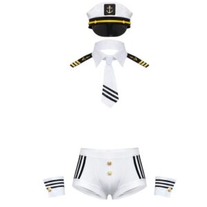 LHM Sexy Seaman Costume - S / M — Lingerie • White Australia LHM Sexy Seaman Costume - S / M — Lingerie • White