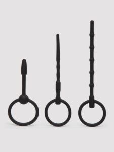 Ouch! Bondage Ouch! Beginner's Silicone Hollow Urethral Plug Set (3 Piece) — Sex Toys • Black Australia Ouch! Bondage Ouch! Beginner's Silicone Hollow Urethral Plug Set (3 Piece) — Sex Toys • Black