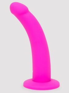 Lovehoney Curved Silicone Suction Cup Dildo 6 Inch — Sex Toys • Pink