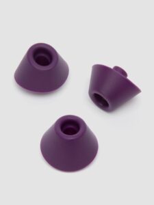 Womanizer X Lovehoney InsideOut Replacement Heads (3 Pack) — Erotic • Purple