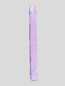 Lovehoney BASICS BASICS Realistic Double-Ended Dildo 18 inch — Sex Toys • Purple