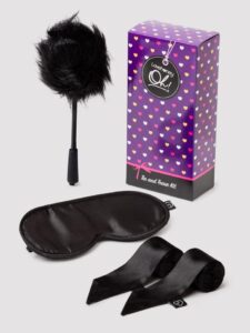 Lovehoney Oh! Get Started Tie and Tease Kit (3 Pieces) — Erotic • Black