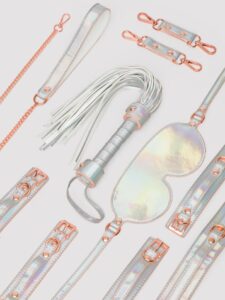 NSNovelties Cosmo Bondage Holographic Restraints Kit (6 Piece) — Erotic • Silver Australia NSNovelties Cosmo Bondage Holographic Restraints Kit (6 Piece) — Erotic • Silver