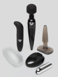 Lovehoney Up All Night Couple's Sex Toy Kit (6 Piece) — Sex Toys • Black