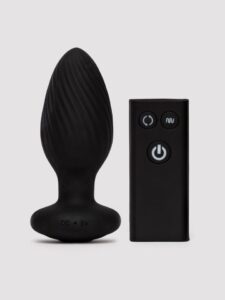 Nexus Tornado Medium Remote Control Rotating Butt Plug (Black): Rechargeable, Waterproof, Prostate/Perineum Focus Nexus Tornado Medium Remote Control Rechargeable Rotating Butt Plug — Sex Toys • Black