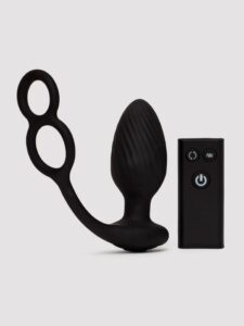 Nexus Tornado Rotating Remote Controlled Butt Plug with Cock Ring — Sex Toys • Black