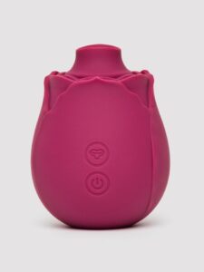 Skins Condoms Skins Rose FLUTTERZ Licking Flickering Clitoral Vibrator — Sex Toys • Red