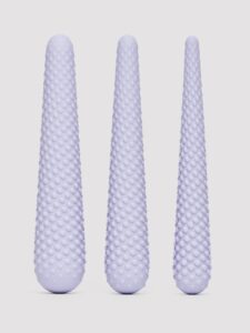 Rocks Off Unite Double Ended Textured Silicone Dilator Set - Purple
