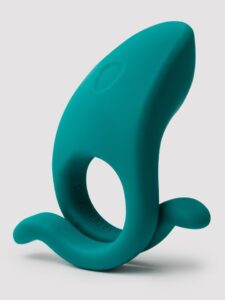 Dame Hug Rechargeable Adjustable Vibrating Couples Ring - Green