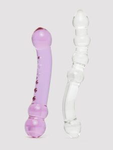Lovehoney Glass Dildo Set - Clear