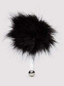 Bondage Boutique Luxury Faux Feather Tickler - Black