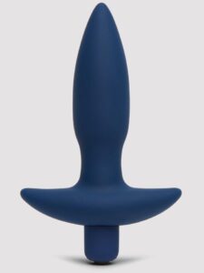 Lovehoney Butt Tingler 10 Function Vibrating Butt Plug 3.5 Inch - Blue