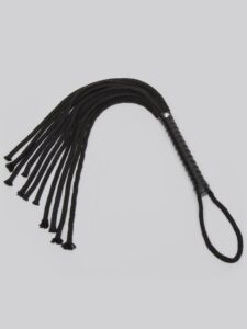 Bondage Boutique Soft Rope Flogger - Black