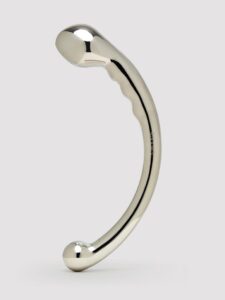 Le Wand Hoop G-Spot Double-Ended Stainless Steel Dildo - Silver
