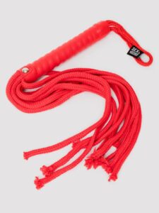 Sportsheets Red Rope Flogger - Red