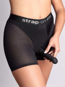 Strap-On-Me Halo Cyclist Classic Harness - Small - Black