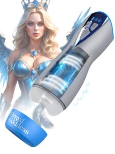 Eloa Winged Goddess Suction and Vibrating Virtual Reality Masturbator - Grey