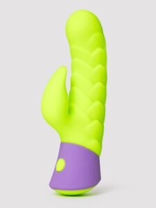 Rave Dragon Green Rechargeable Mini G-Spot Rabbit Vibrator - Green