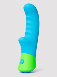 Rave Ridged-G Blue Mini G-Spot Vibrator - Blue