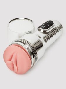 Fleshlight Pink Quiver Rechargeable Vibrating Stroker - Flesh Pink