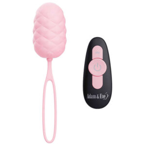 Adam & Eve PILLOW TALK EGG – Pink USB Rechargeable Vibrating Egg with Wireless Remote Control