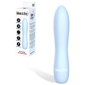 Adam & Eve THE RUMBLER – Light Blue USB Rechargeable Extra Strong Bullet