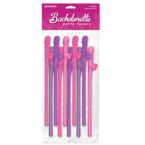 Bachelorette Party Favors - Dicky Sipping Straws Global Shipping